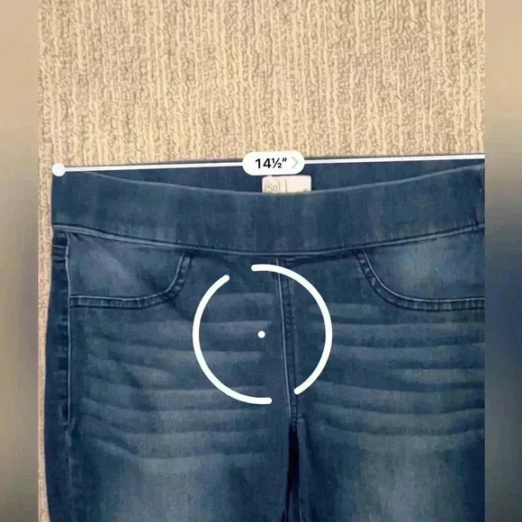 SO PULL-ON JEANS (waist 14.5"-18") - Picture 5 of 6